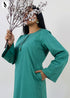 NZSC-1512 Stiched 2 Piece Green Co Ord Set Cotton